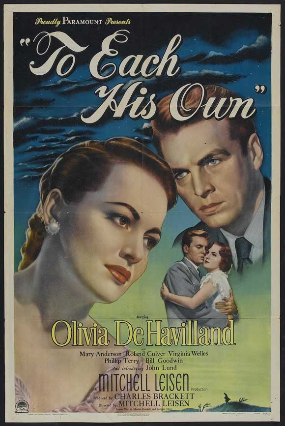 To Each His Own Movie Poster Print (11x17) - Pop Culture Graphics