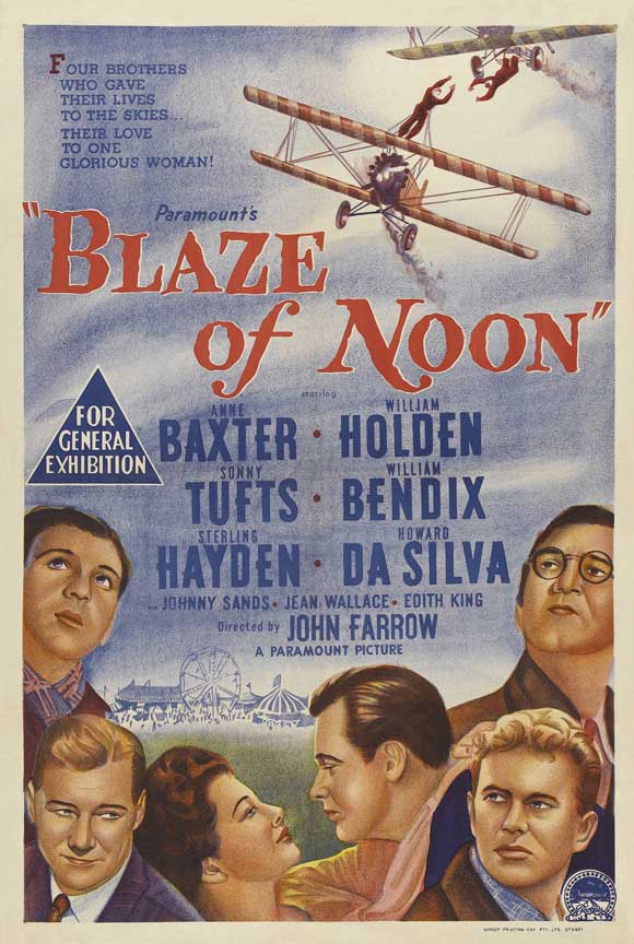 Blaze of Noon Movie Poster Print in 11x17 size, vibrant colors and cinematic design.