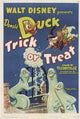 Trick or Treat Movie Poster Print featuring vibrant Halloween-themed art.