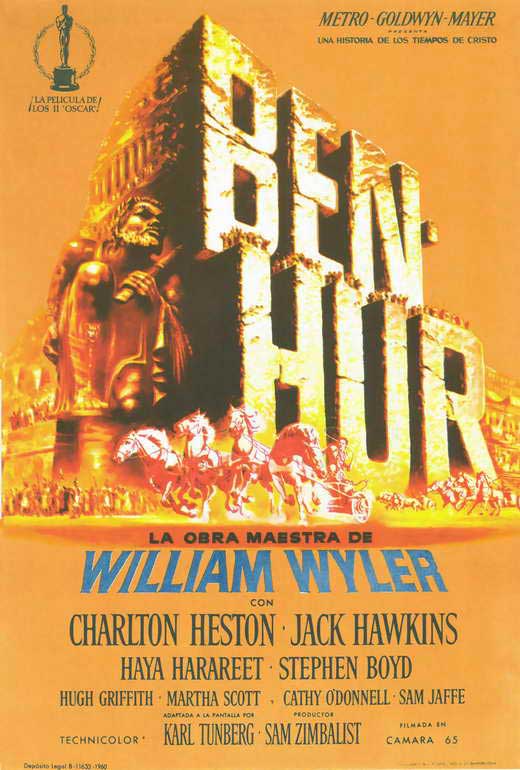 Ben-Hur Movie Poster Print showcasing classic film artwork.