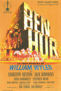Ben-Hur Movie Poster Print showcasing classic film artwork.