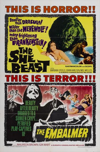 The Embalmer Movie Poster Print showcasing haunting imagery
