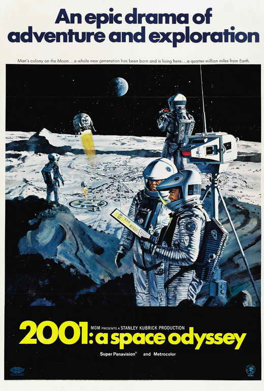 2001: A Space Odyssey Movie Poster Print (27x40)
