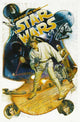 Star Wars Movie Poster Print showcasing iconic sci-fi art.