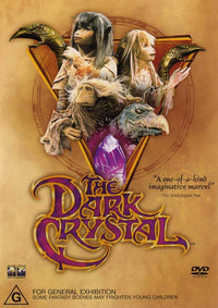 The Dark Crystal Movie Poster Print featuring iconic fantasy artwork.