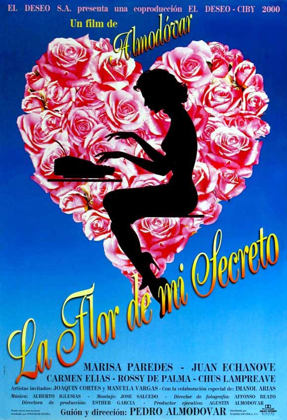 The Flower of My Secret Movie Poster Print featuring vibrant design.