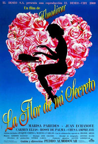 The Flower of My Secret Movie Poster Print featuring vibrant design.