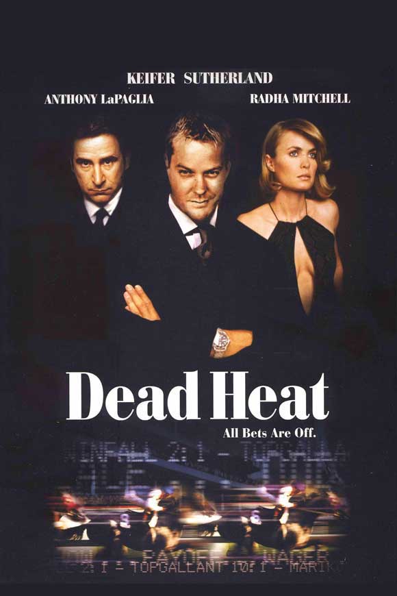 Dead Heat Movie Poster Print featuring vibrant colors and dynamic imagery.
