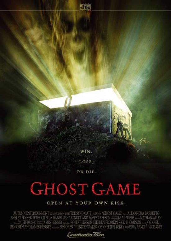 Ghost Game Movie Poster Print showcasing suspenseful film art.