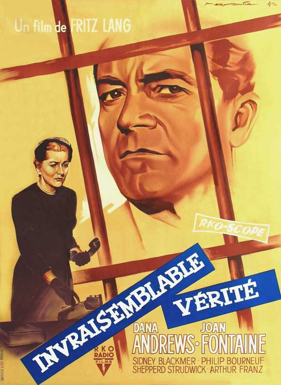 Beyond a Reasonable Doubt Movie Poster Print showcasing suspenseful design.