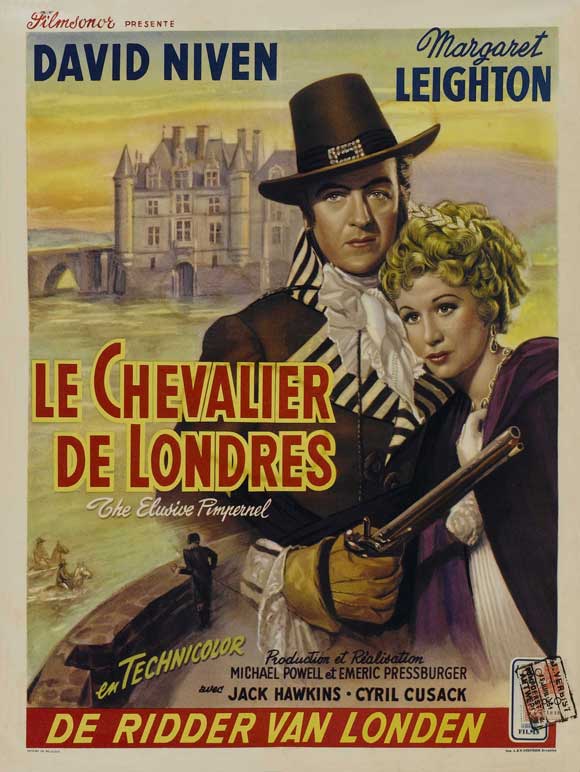The Elusive Pimpernel Movie Poster Print showcasing classic cinema art.