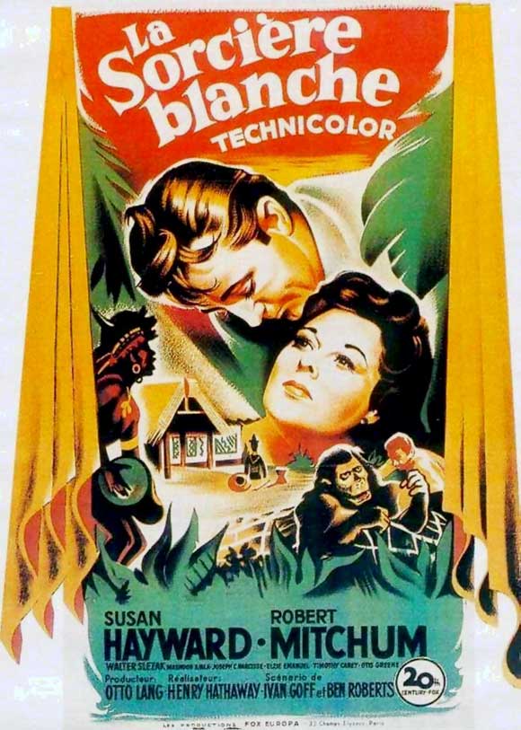 White Witch Doctor Movie Poster Print showcasing mystical themes