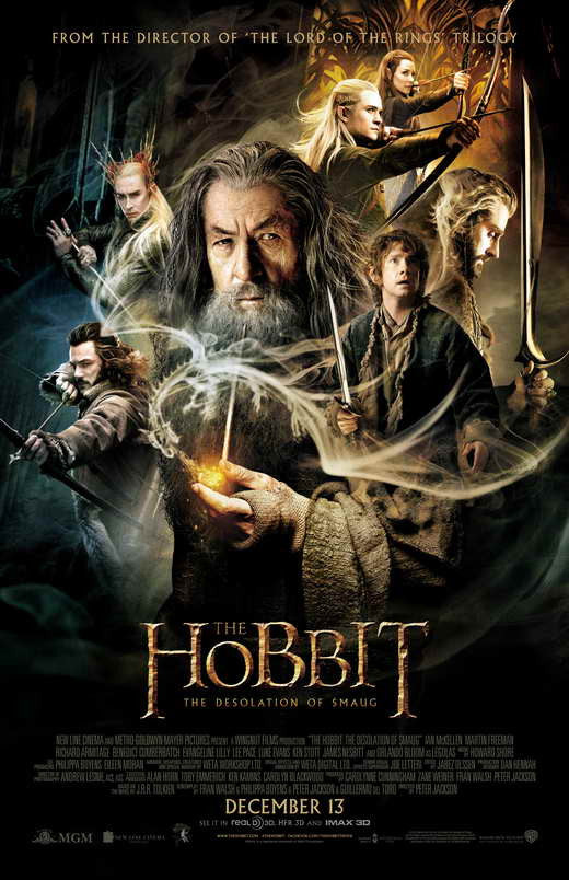 The Hobbit: The Desolation of Smaug Movie Poster Print (11 x 17)