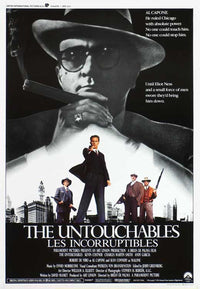 The Untouchables Movie Poster Print featuring classic film art.