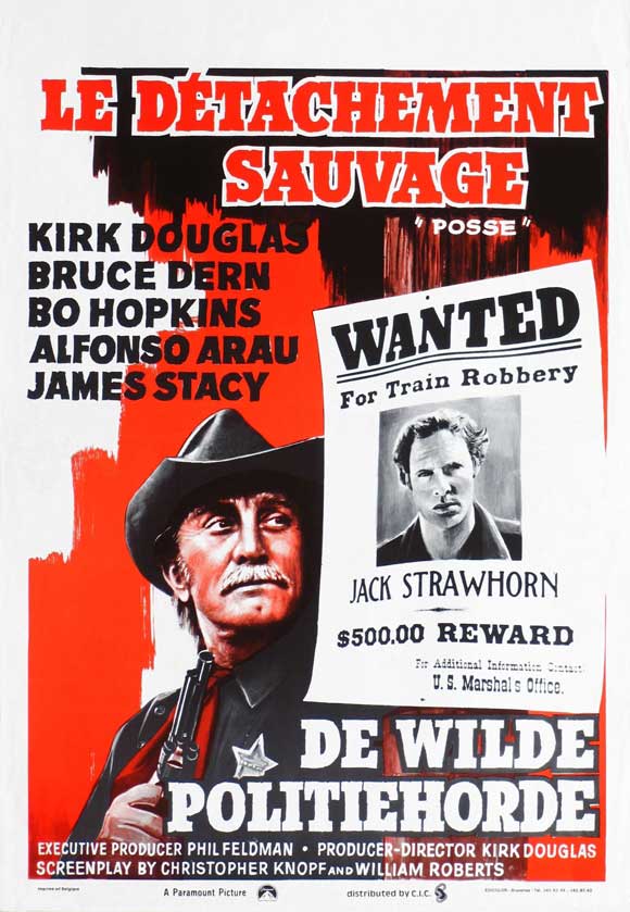 Posse Movie Poster Print showcasing iconic Western film art.