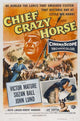 Chief Crazy Horse movie poster print featuring a vibrant depiction of a legendary warrior.