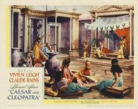Caesar and Cleopatra Movie Poster Print showcasing the iconic historical romance.