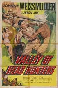 Valley of Head Hunters Movie Poster Print showcasing classic cinema art.