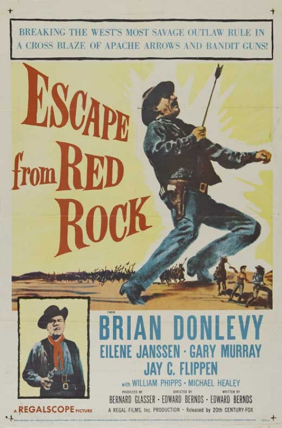 Escape From Red Rock Movie Poster Print showcasing cinematic action.