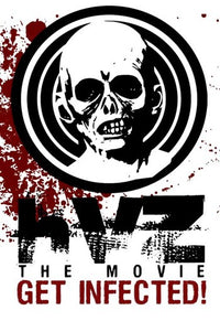 Humans Versus Zombies Movie Poster Print featuring a thrilling battle scene.