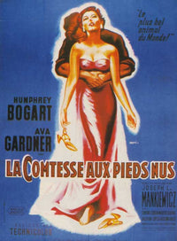 The Barefoot Contessa Movie Poster Print featuring classic cinematic imagery.