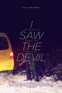 I Saw the Devil Movie Poster Print featuring dramatic artwork.