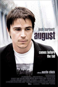 August Movie Poster Print showcasing vibrant colors and cinematic art.