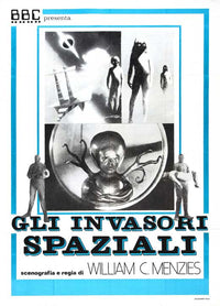 Invaders from Mars Movie Poster Print showcasing classic sci-fi artwork.