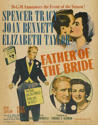 Father of the Bride Movie Poster Print (27x40) - Pop Culture Graphics