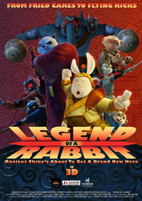 Legend of a Rabbit Movie Poster Print featuring animated rabbit adventure.