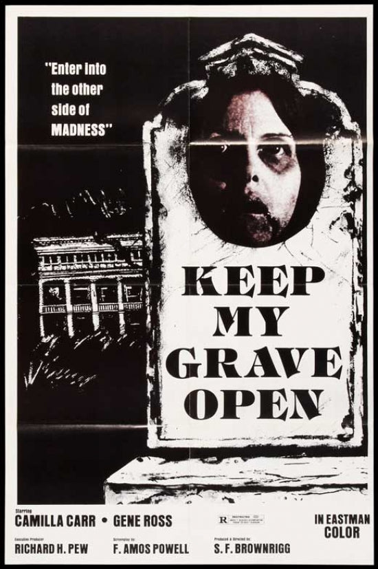 Keep My Grave Open Movie Poster Print