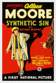 Synthetic Sin Movie Poster Print featuring vibrant design.