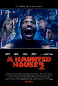 A Haunted House 2 Movie Poster Print featuring comedic horror theme.