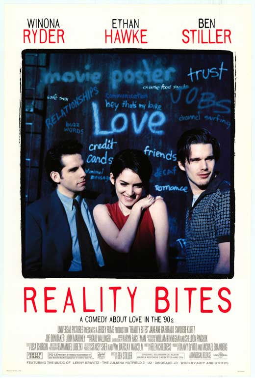 Reality Bites Movie Poster Print (11x17) | Posterazzi