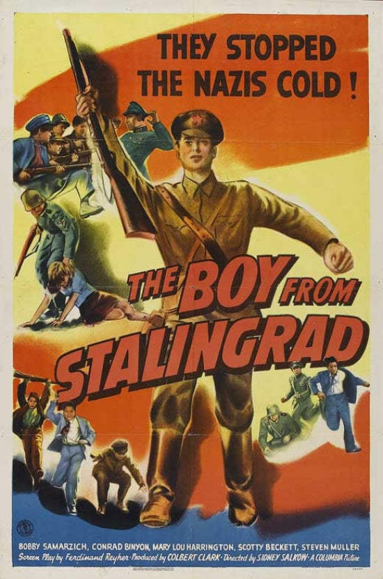 The Boy from Stalingrad Movie Poster Print featuring dramatic imagery.