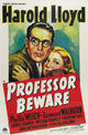 Professor Beware Movie Poster Print showcasing classic cinema.