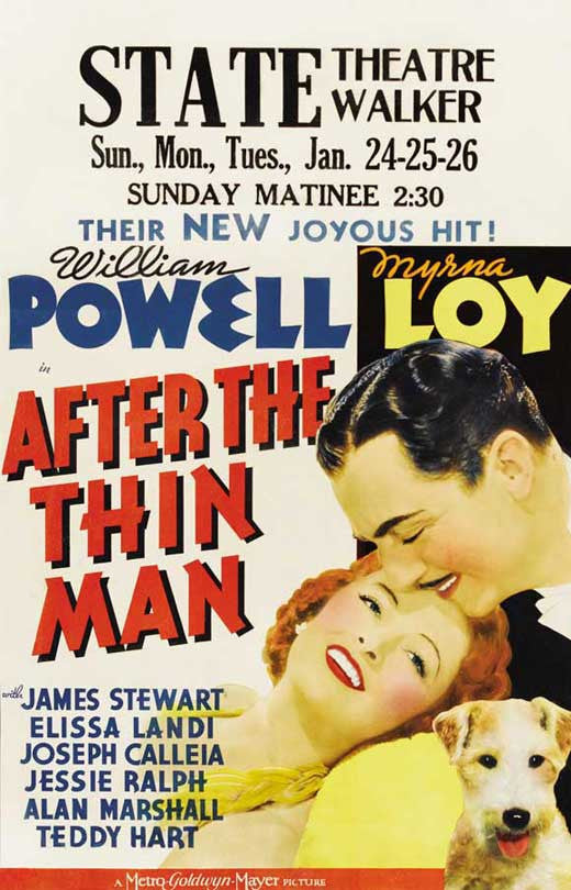 After the Thin Man Movie Poster Print 11x17