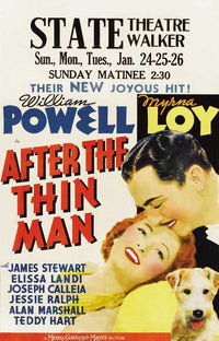 After the Thin Man Movie Poster Print 11x17