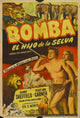 Bomba, the Jungle Boy Movie Poster Print featuring vibrant jungle imagery.