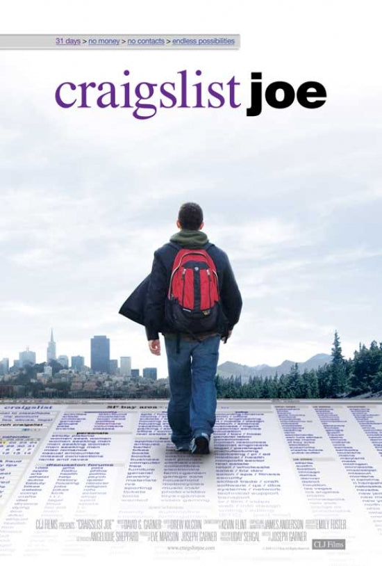 Craigslist Joe Movie Poster Print showcasing the film's unique theme.