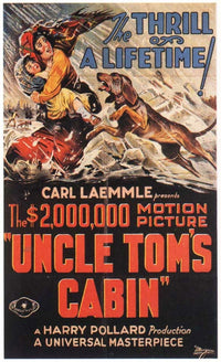 Uncle Tom's Cabin Movie Poster Print capturing classic literature and film.