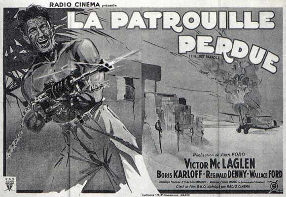 The Lost Patrol Movie Poster Print featuring classic cinematic imagery.