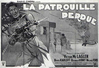 The Lost Patrol Movie Poster Print featuring classic cinematic imagery.