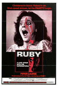 Ruby Movie Poster Print showcasing vibrant cinematic art.