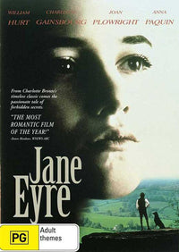 Jane Eyre Movie Poster Print showcasing classic literature.