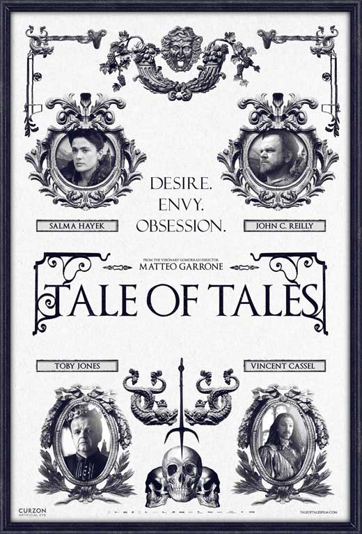 Tale of Tales movie poster print featuring stunning visuals and rich colors.