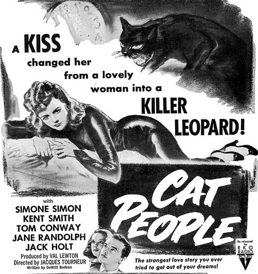 Cat People Movie Poster Print - Classic Film Art