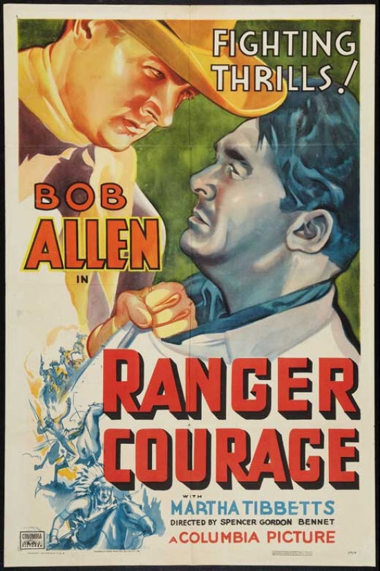 Ranger Courage Movie Poster Print showcasing action and adventure themes.