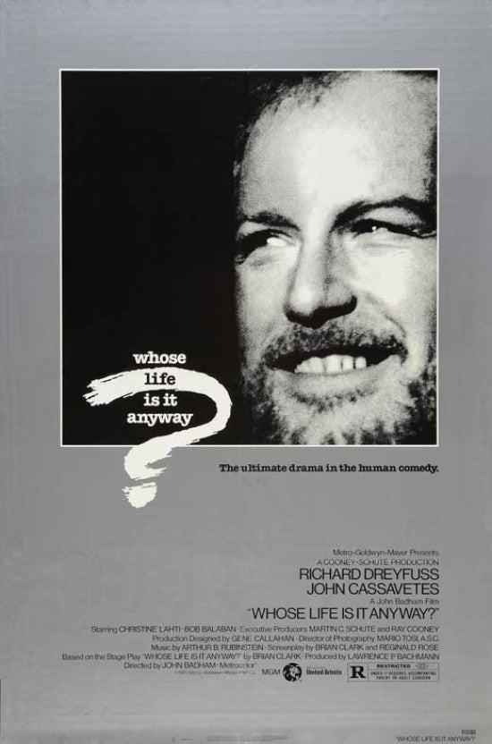 Whose Life Is It Anyway movie poster print