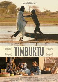 Timbuktu Movie Poster Print featuring vibrant imagery